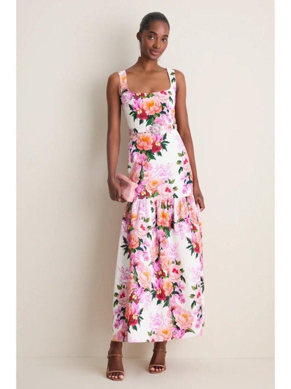 BORGO DE NOR Pique Davie Dress Peony Drip Size 6 NWT